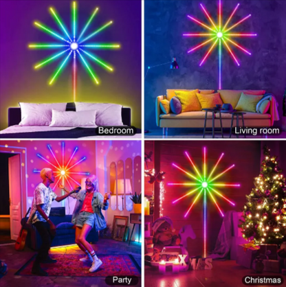 Music-Sync Firework LED Lights