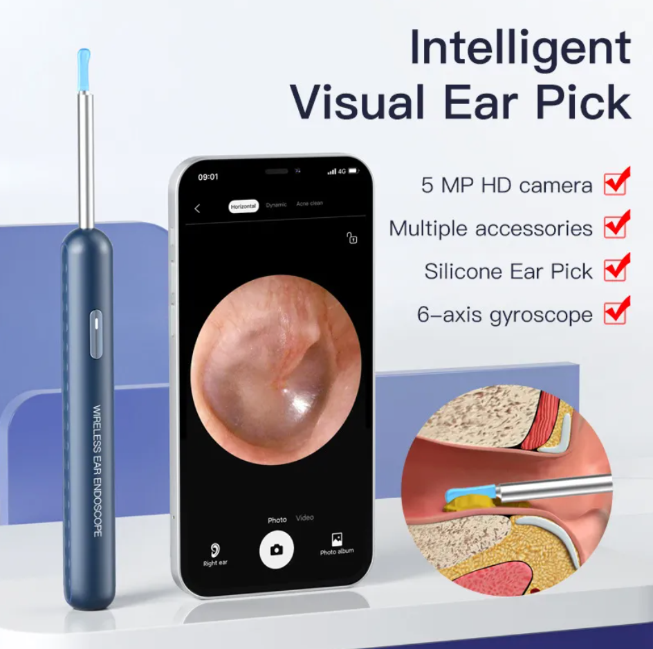 Smart Visual WiFi Ear Cleaning Endoscope