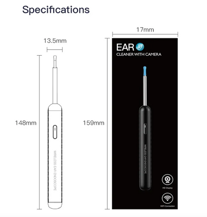 Smart Visual WiFi Ear Cleaning Endoscope