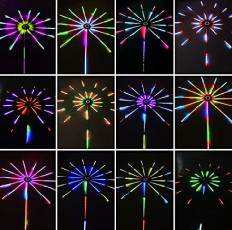 Music-Sync Firework LED Lights